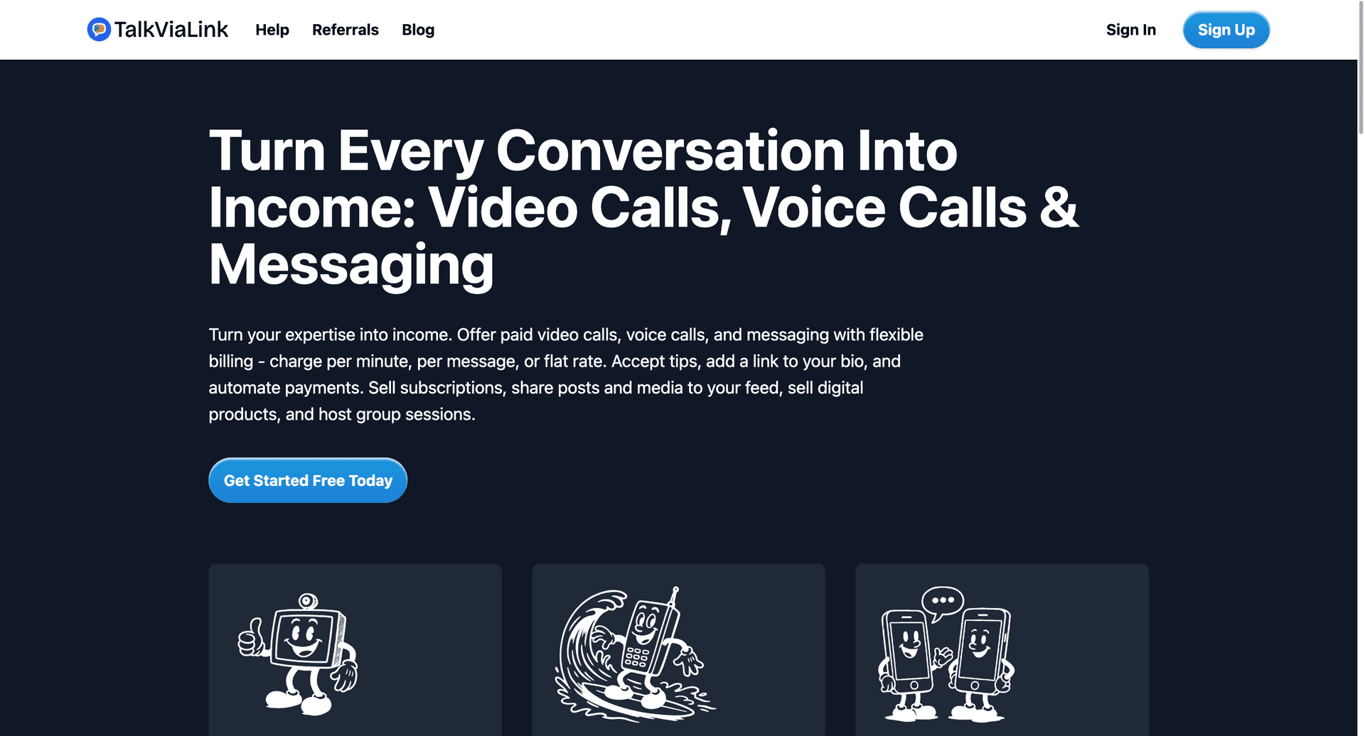 TalkViaLink TalkViaLink screenshot 1
