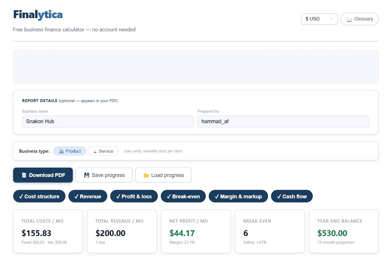 Finalytica Finalytica screenshot 1