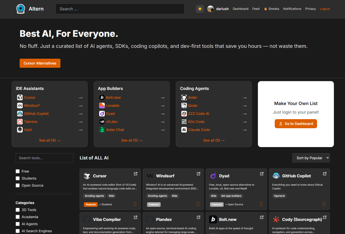 Altern Altern screenshot 1