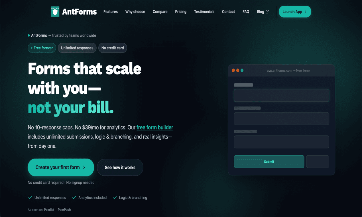 AntForms AntForms screenshot 1