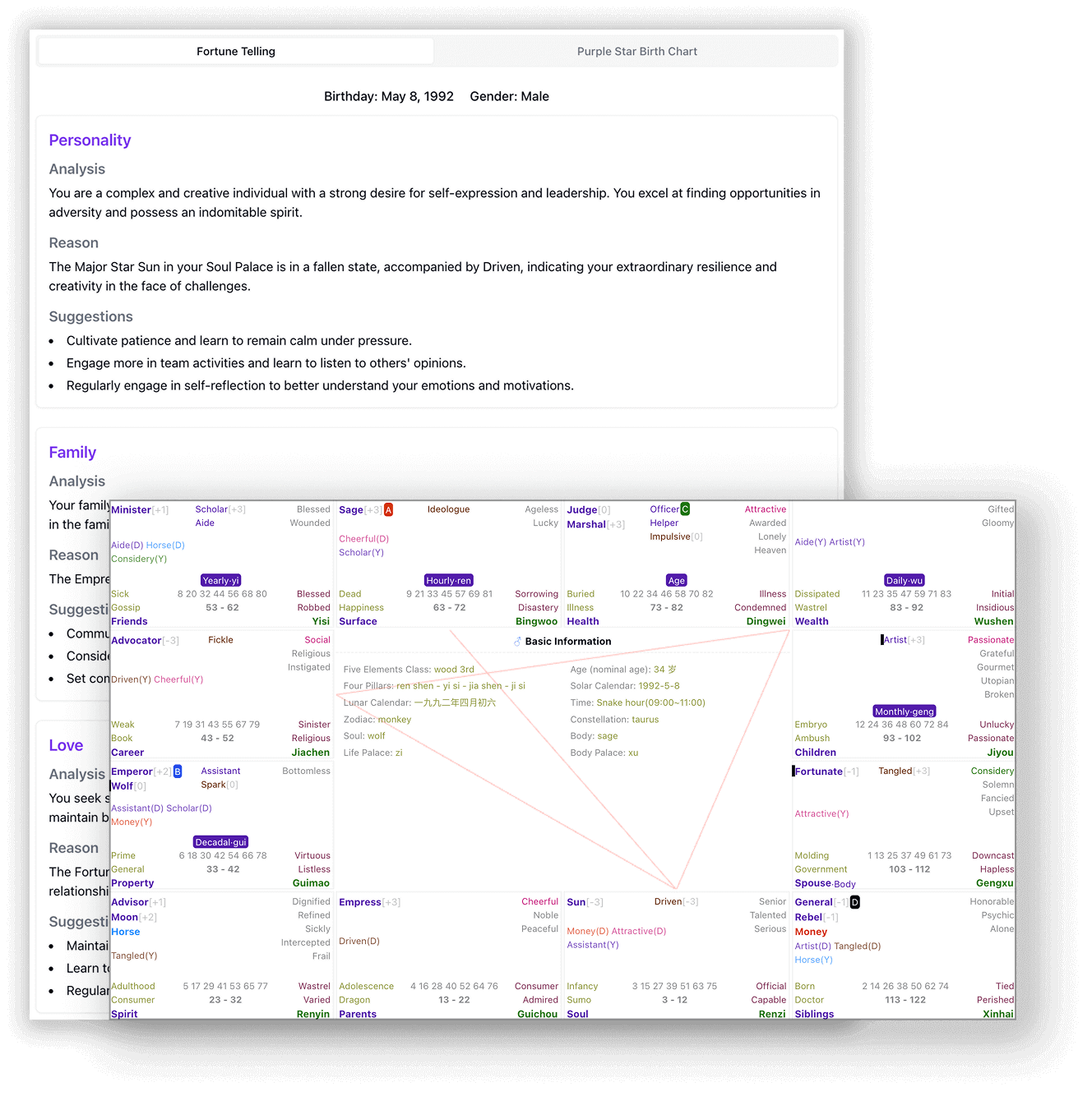 PurpleStarAstro PurpleStarAstro screenshot 1