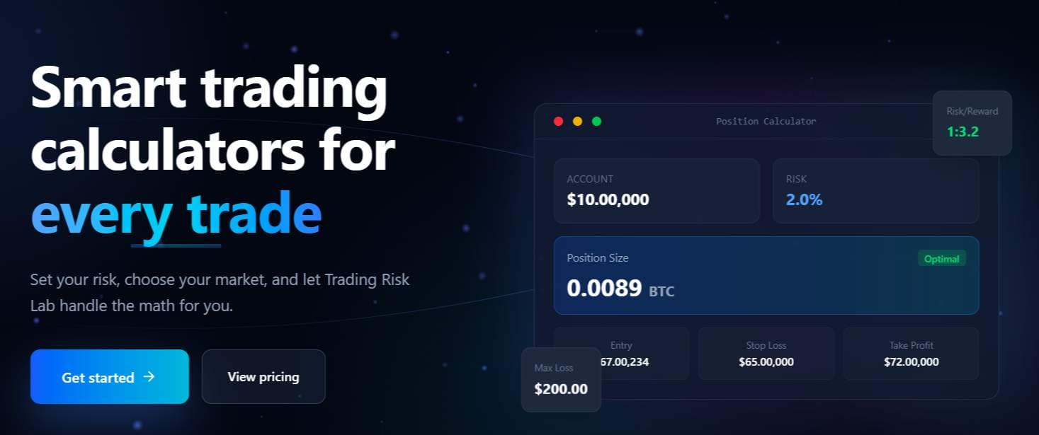 Trading Risk Lab Trading Risk Lab screenshot 1