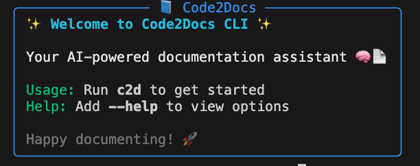 Code2Docs Code2Docs screenshot 1