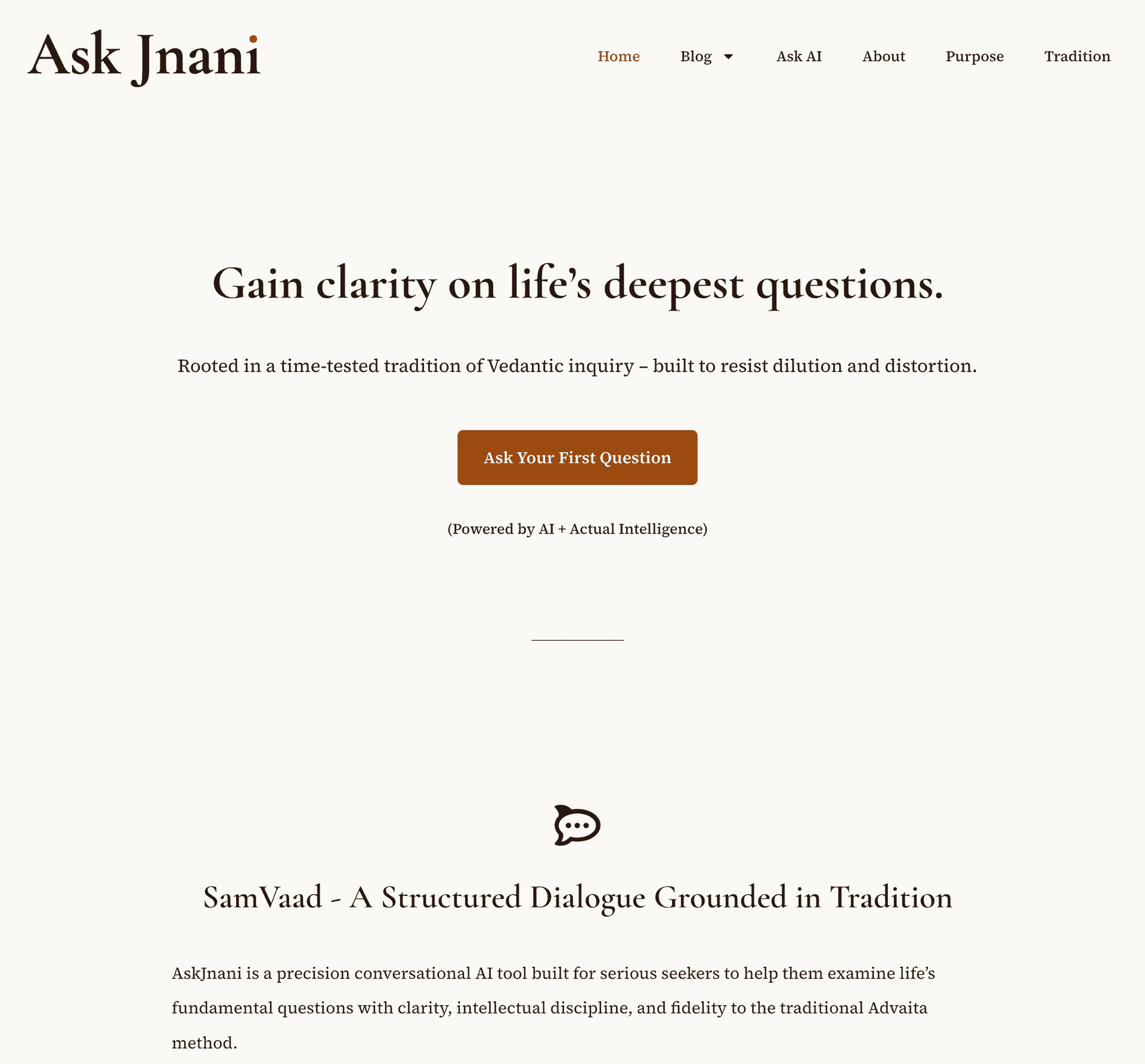Ask Jnani Ask Jnani screenshot 1