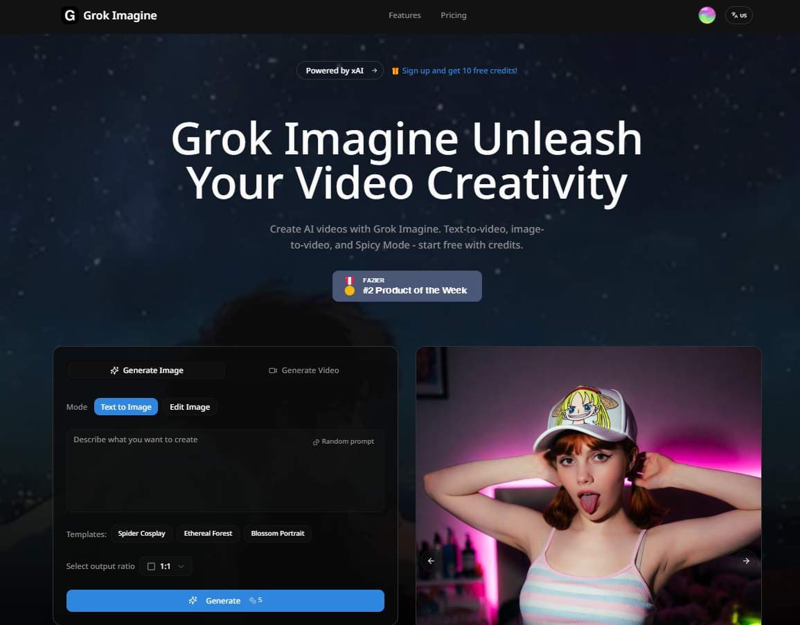 Grok Imagine Grok Imagine screenshot 1