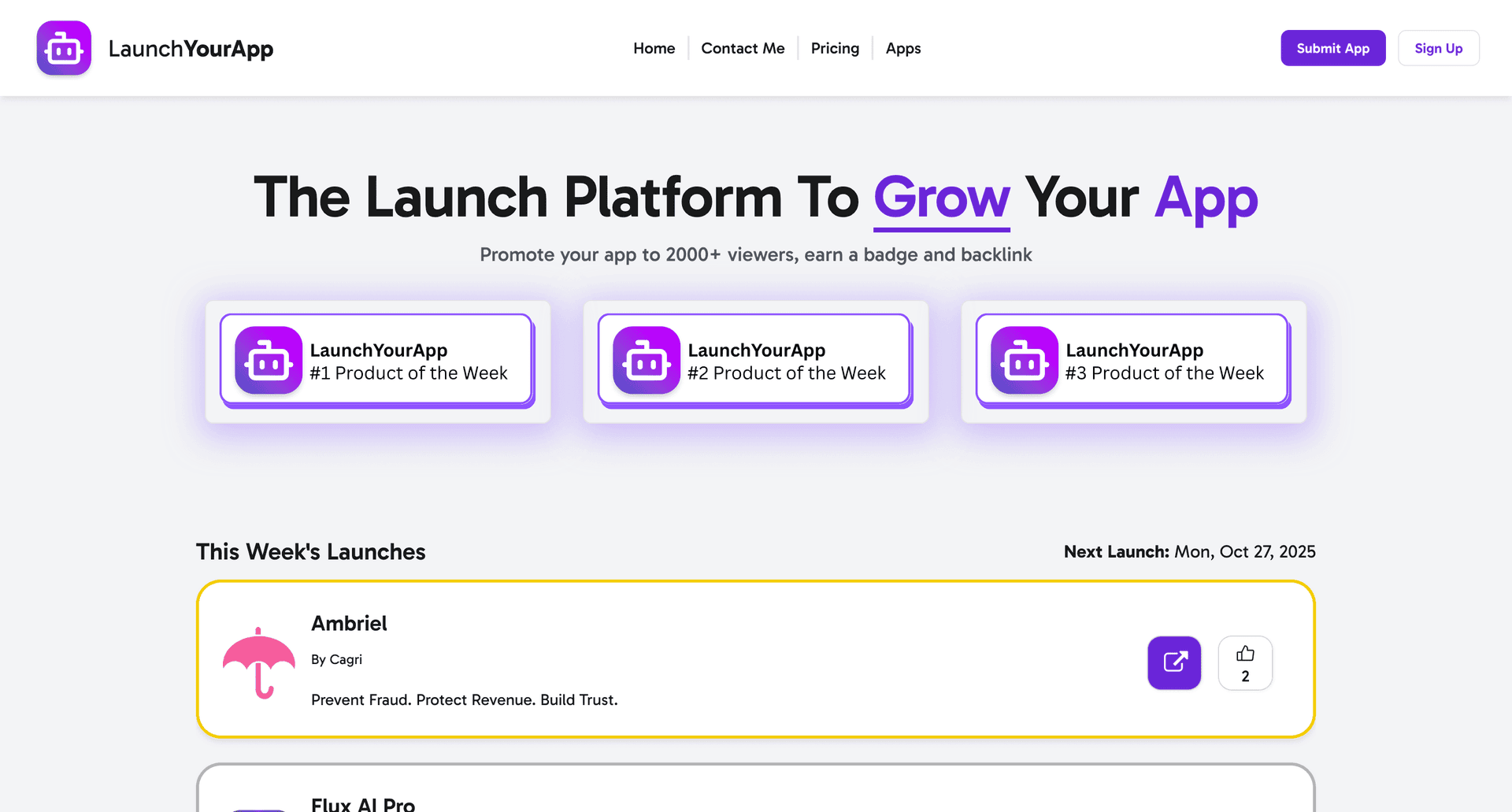 LaunchYourApp LaunchYourApp screenshot 1