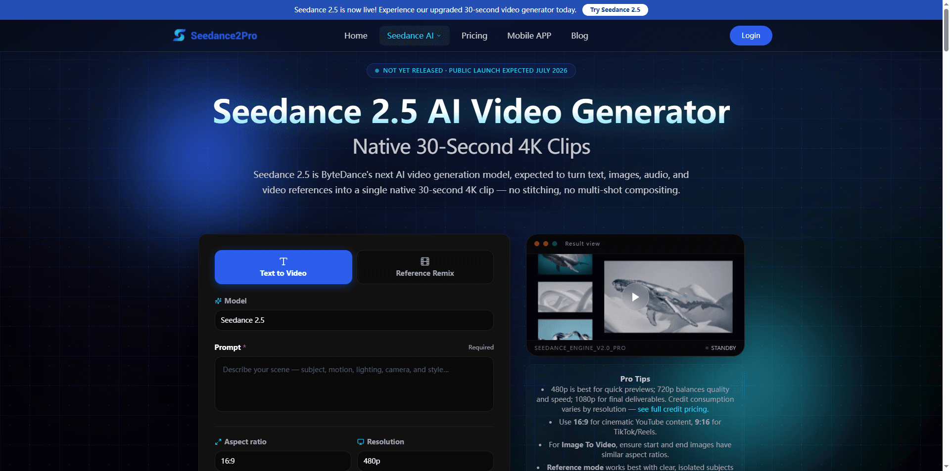 Seedance 2.5 AI Video Generator Seedance 2.5 AI Video Generator screenshot 1