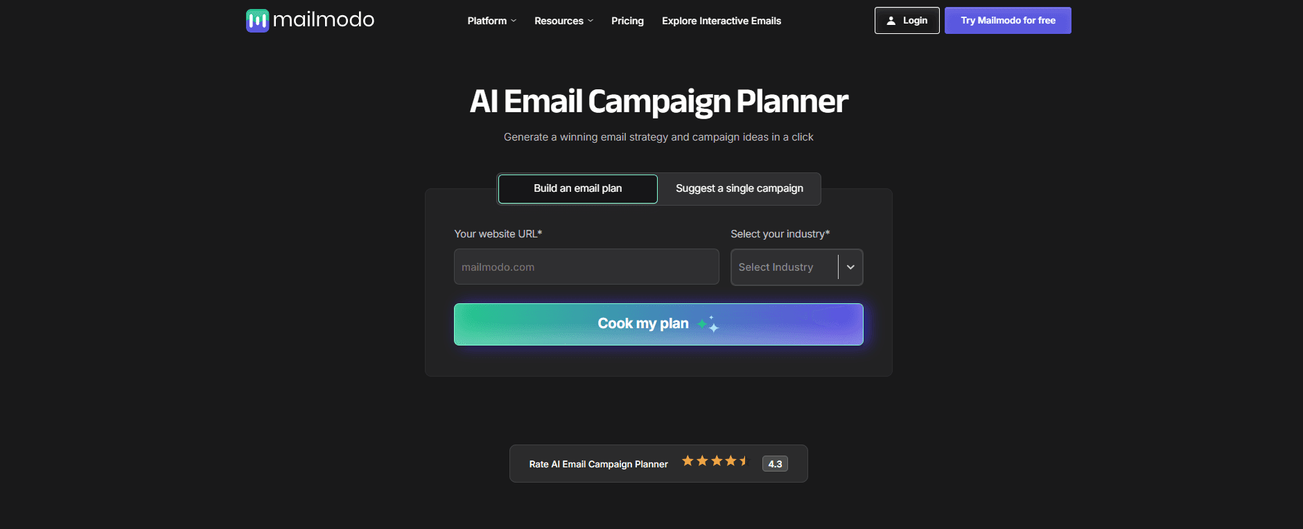 AI Email Campaign Planner AI Email Campaign Planner screenshot 1
