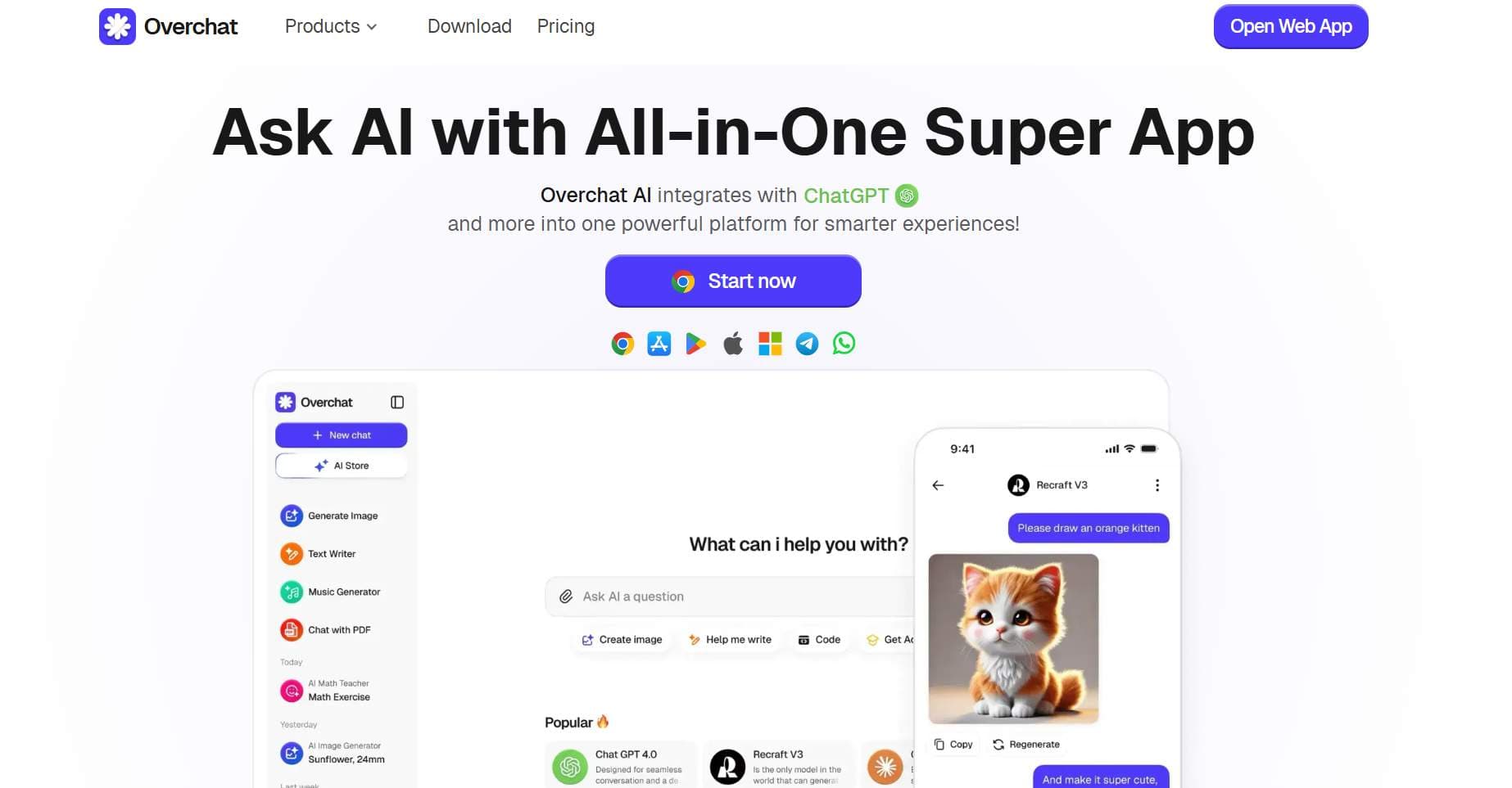 Overchat AI Overchat AI screenshot 1