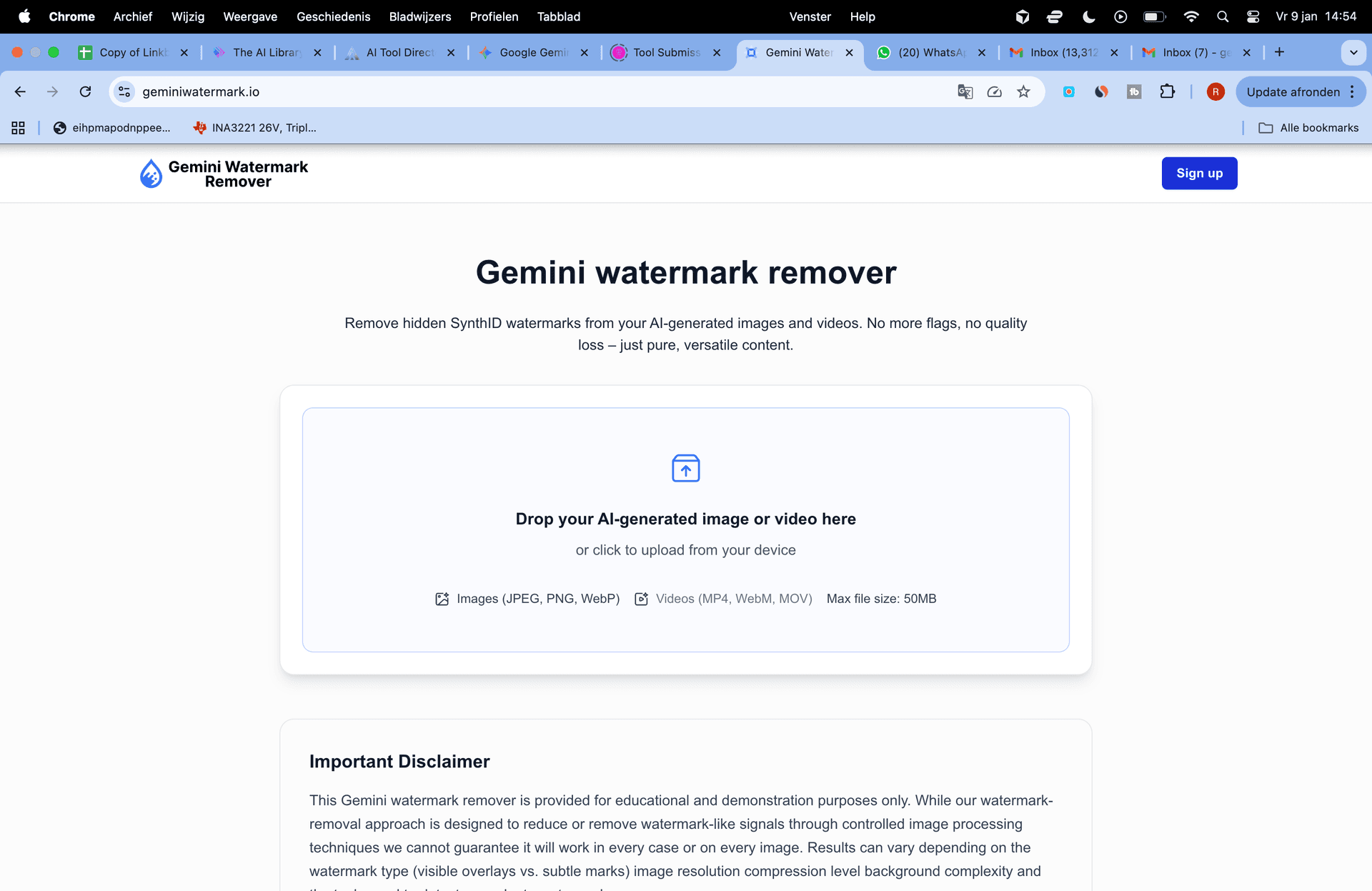 Gemini Watermark Remover Gemini Watermark Remover screenshot 1