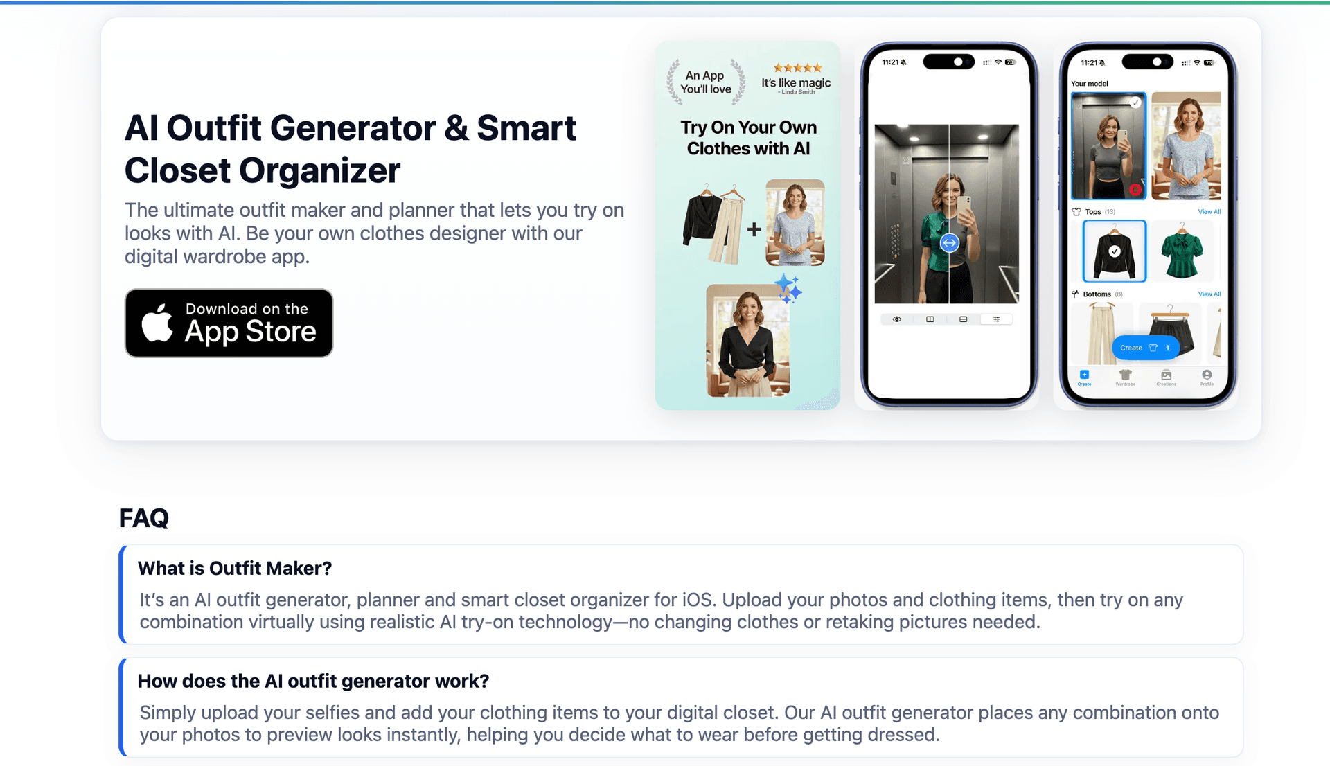 Outfit Maker Outfit Maker screenshot 1