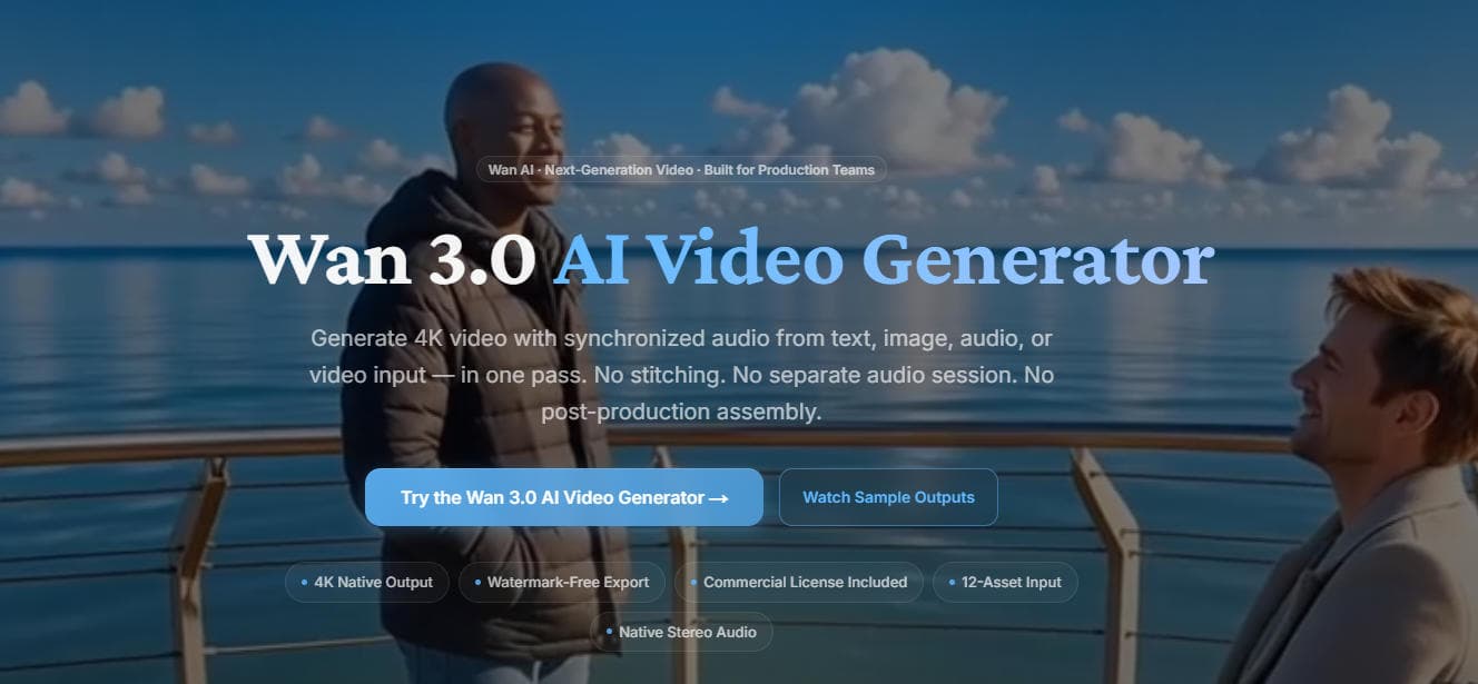 Wan 3.0 – AI Video Generator Wan 3.0 – AI Video Generator screenshot 1