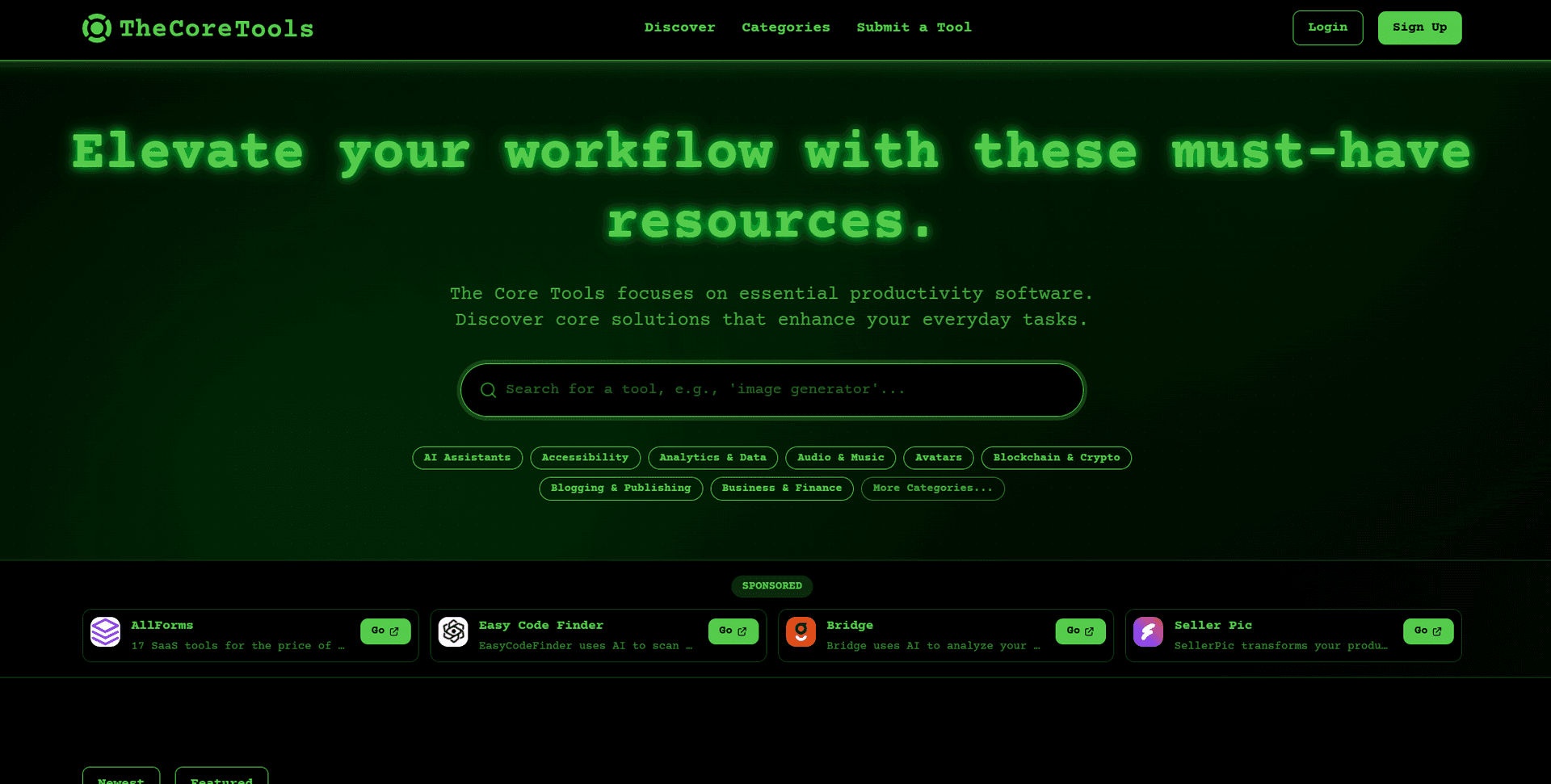 The Core Tools The Core Tools screenshot 1