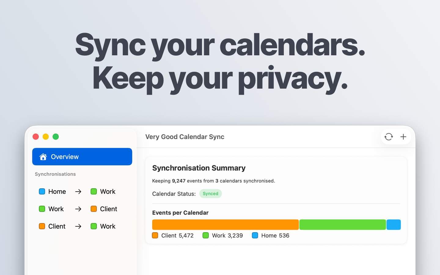 Very Good Calendar Sync Very Good Calendar Sync screenshot 1