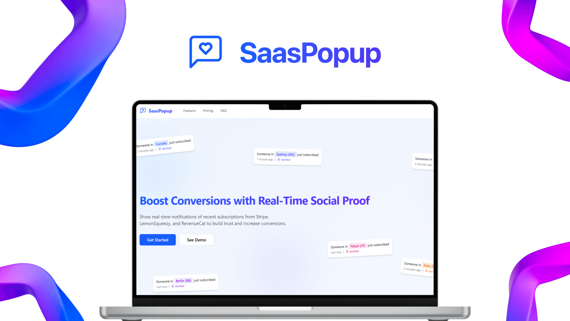 Saaspopup Saaspopup screenshot 1