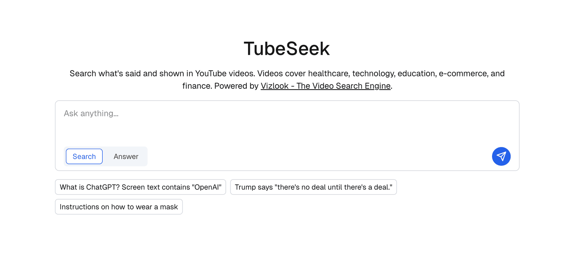 TubeSeek TubeSeek screenshot 1