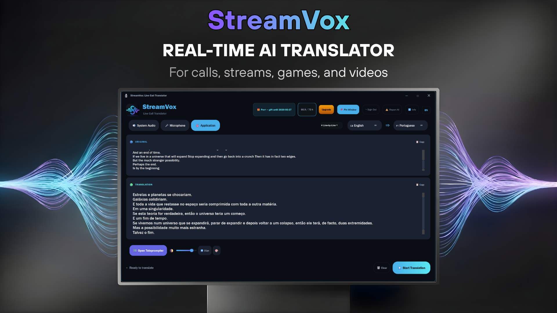StreamVox - AI Live Translator StreamVox - AI Live Translator screenshot 1