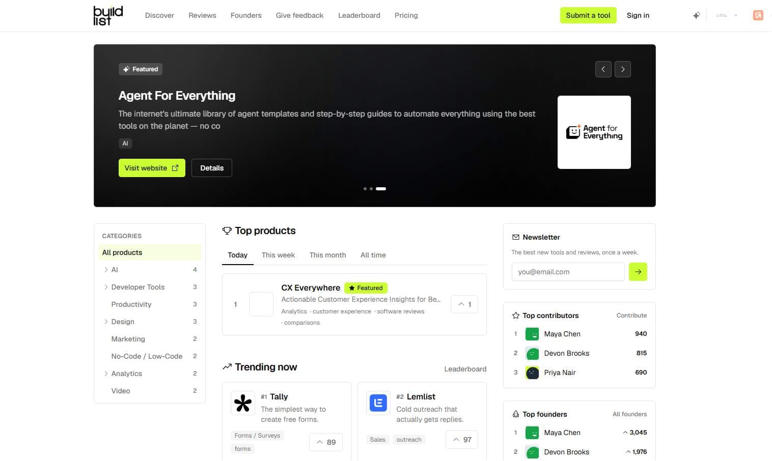Buildlist Buildlist screenshot 1