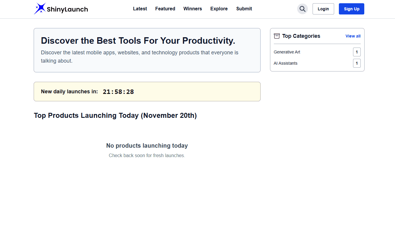 ShinyLaunch ShinyLaunch screenshot 1