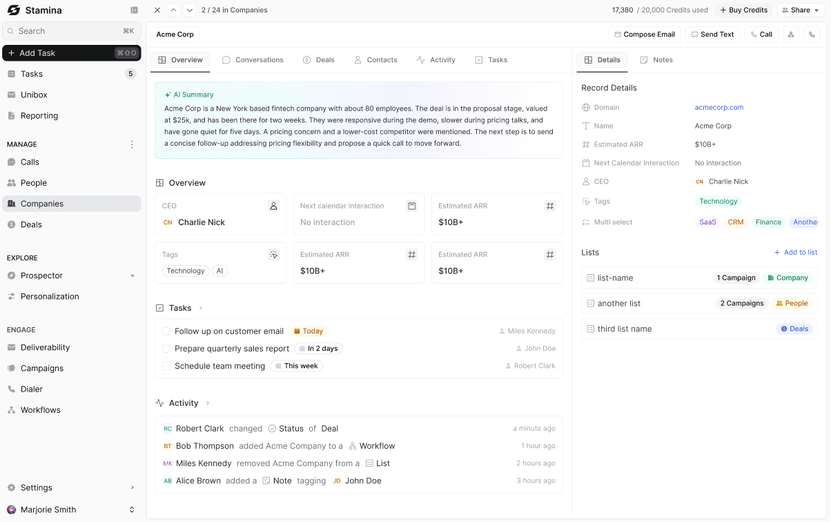 Staminaio Staminaio screenshot 1