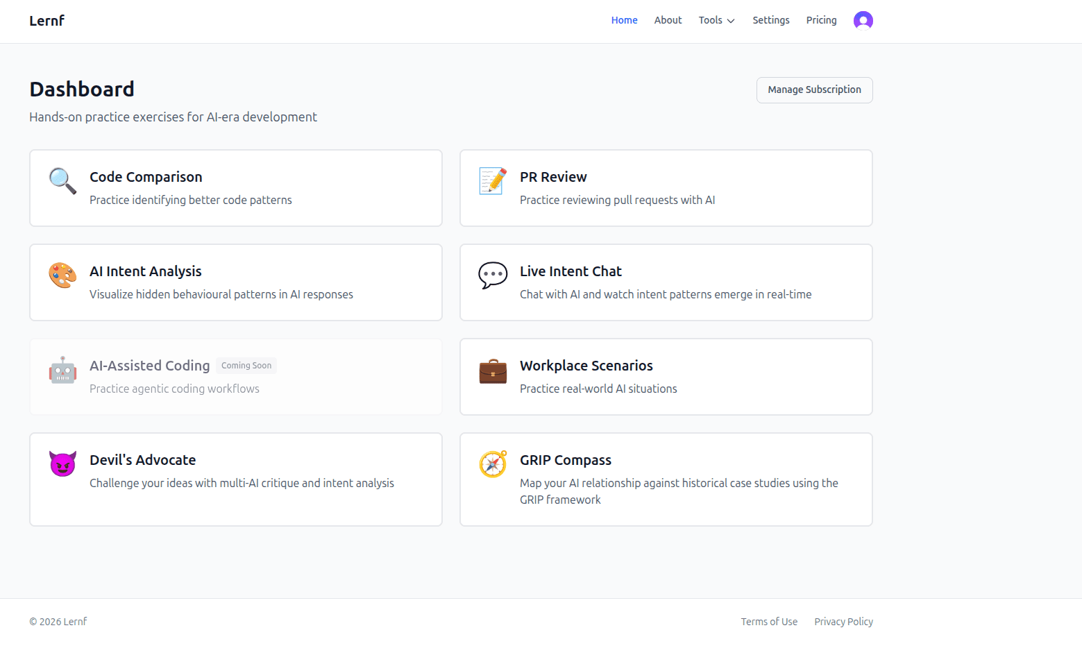Lernf Lernf screenshot 1