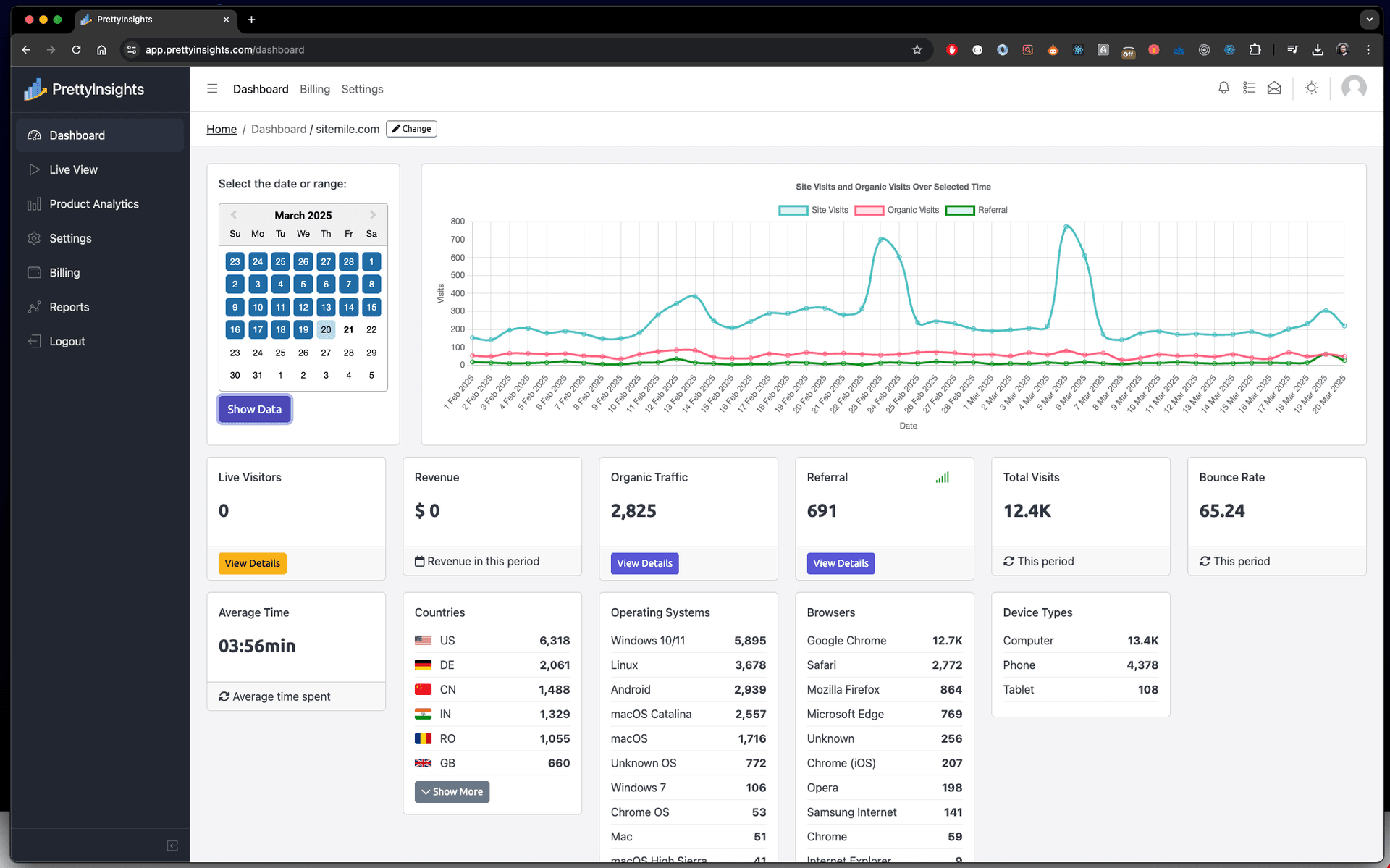PrettyInsights PrettyInsights screenshot 1