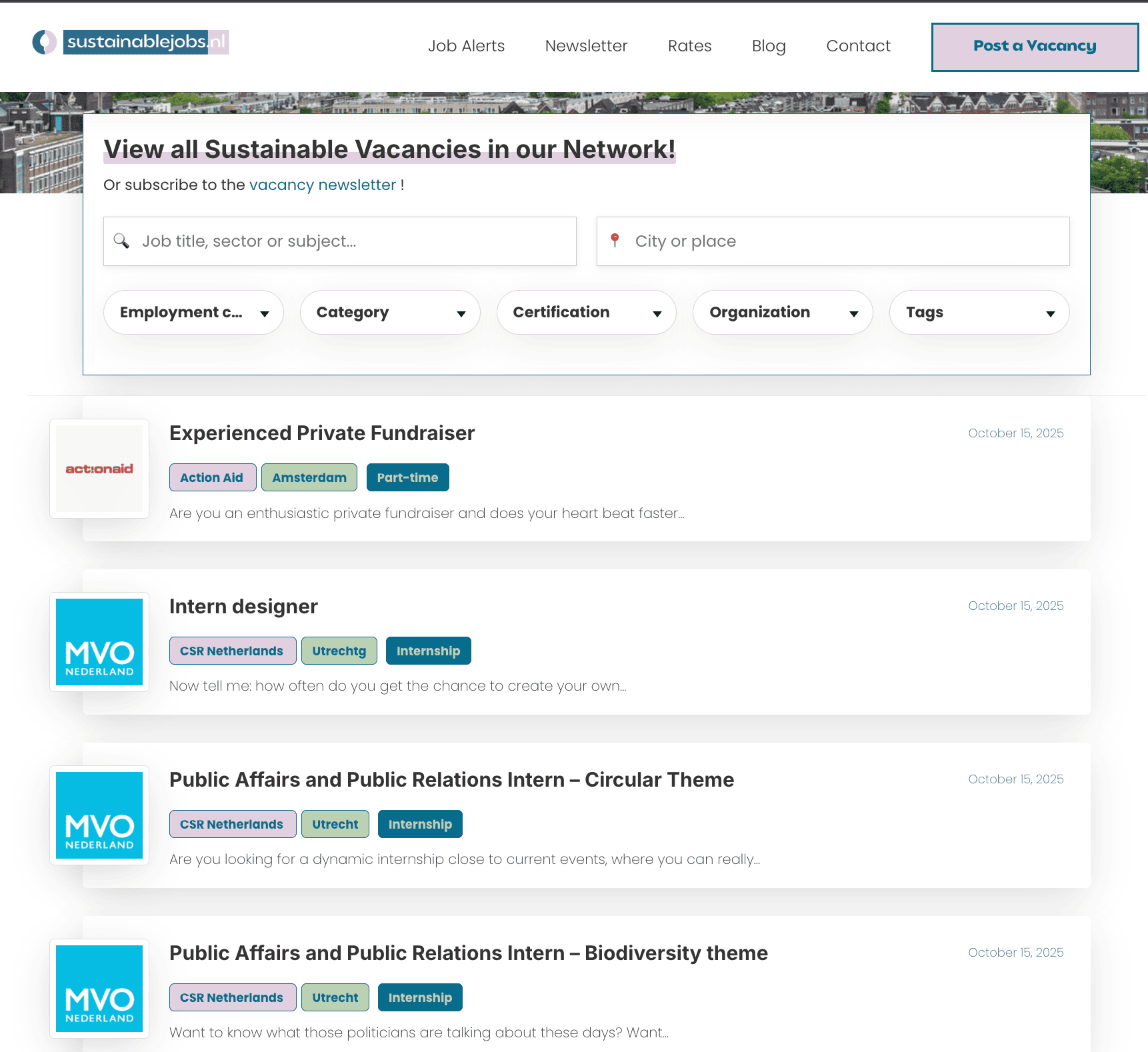 Sustainablejobs Sustainablejobs screenshot 1