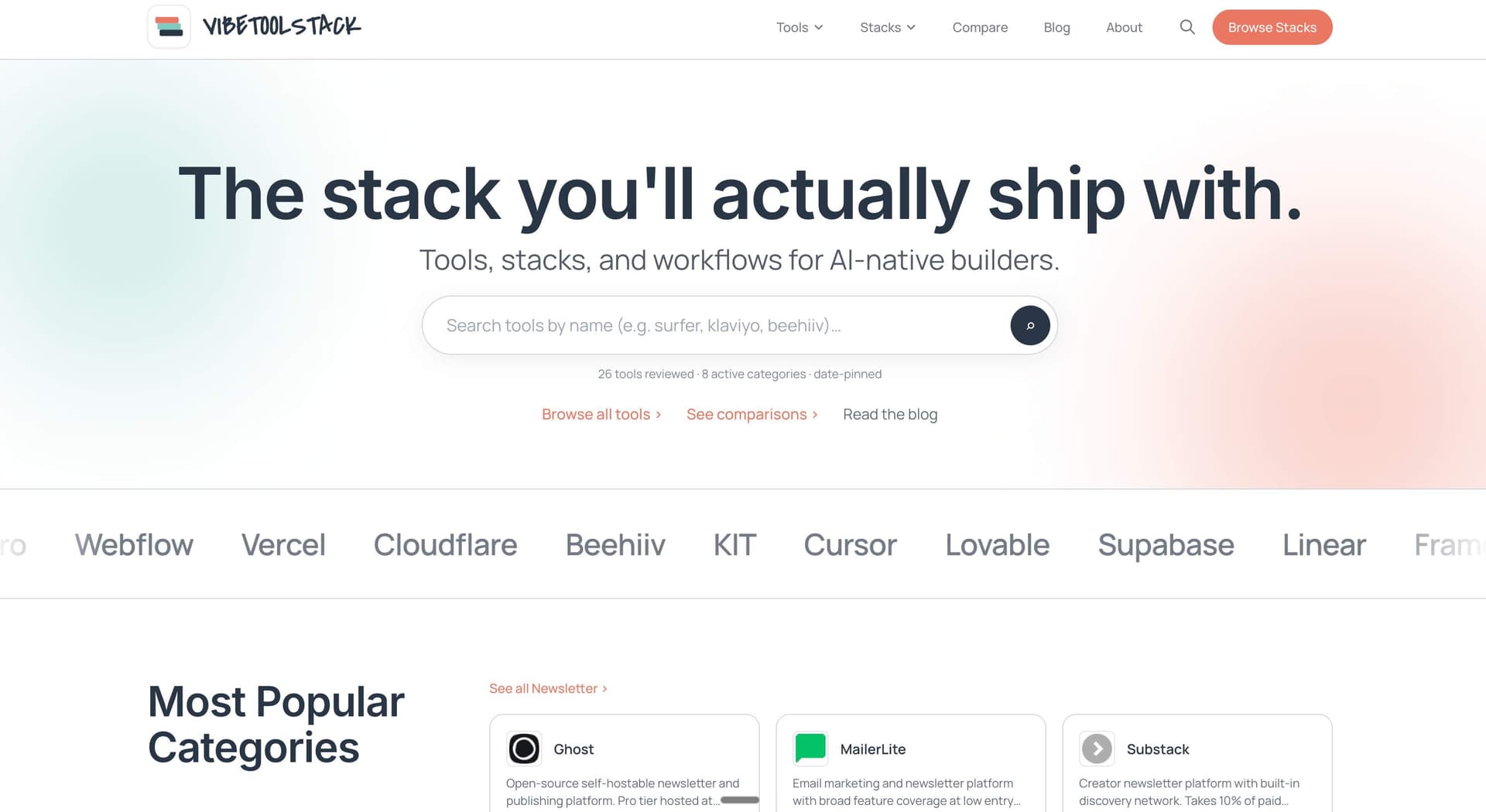 Vibetoolstack Vibetoolstack screenshot 1