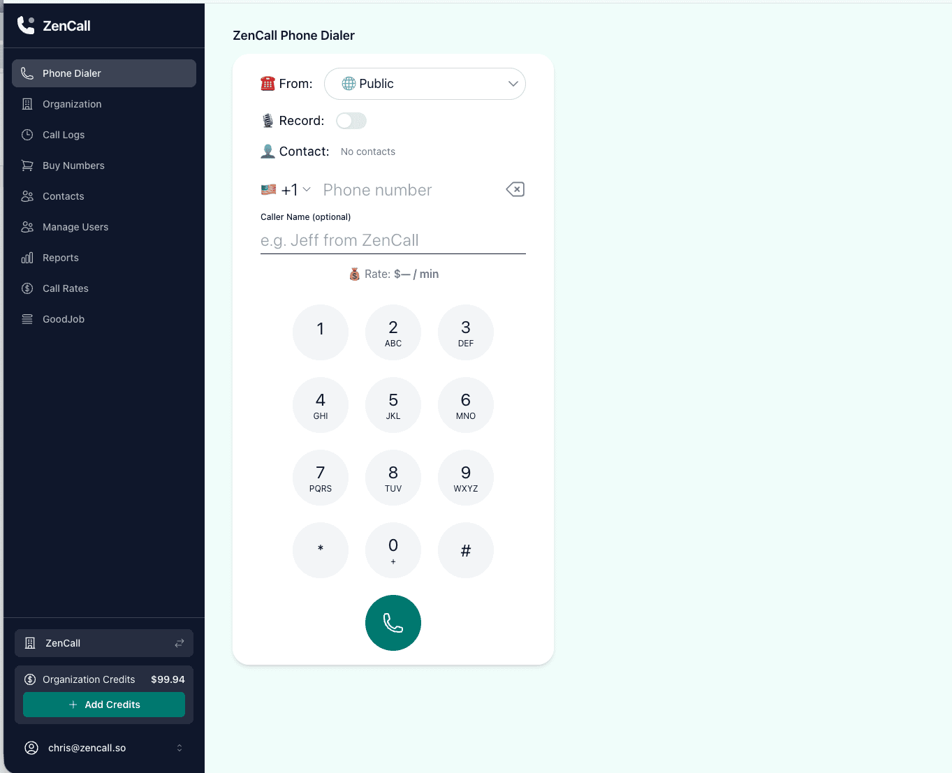 ZenCall ZenCall screenshot 1