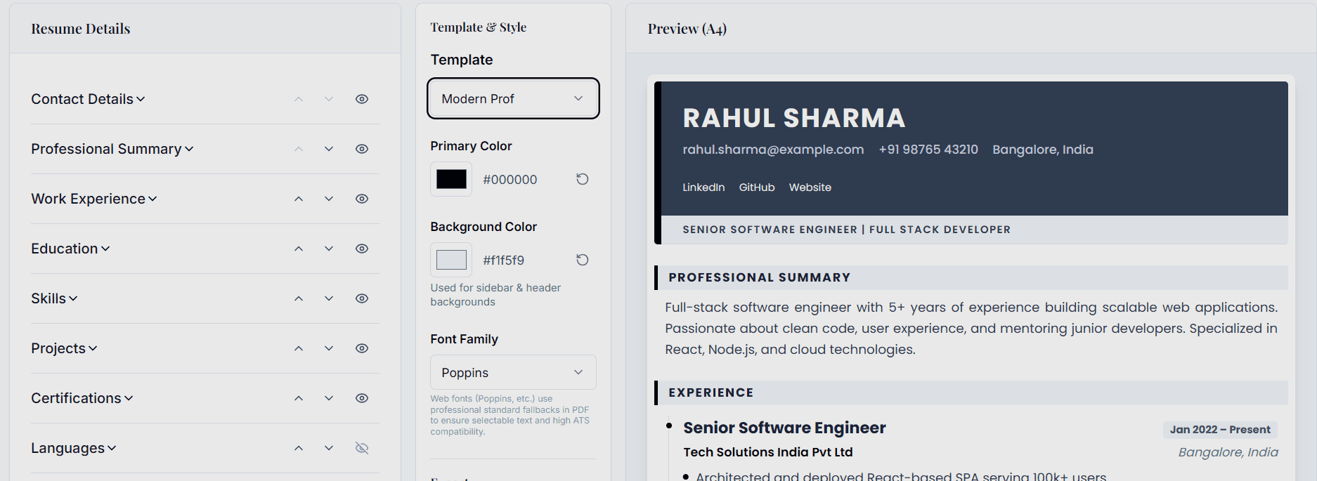 Job CV Maker - Resume Builder Job CV Maker - Resume Builder screenshot 1