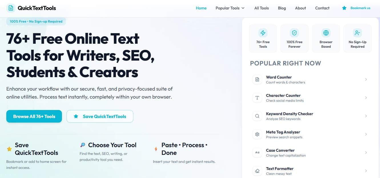 QuickTextTools QuickTextTools screenshot 1