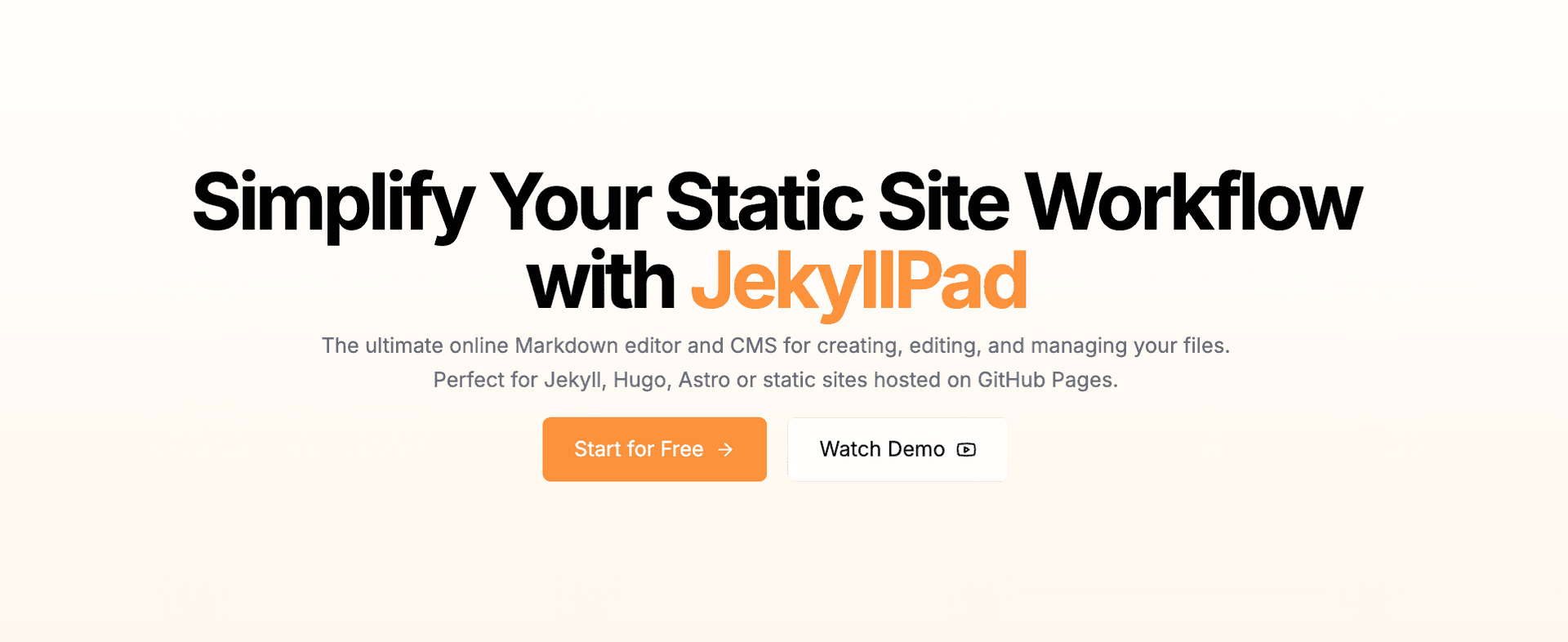 JekyllPad JekyllPad screenshot 1