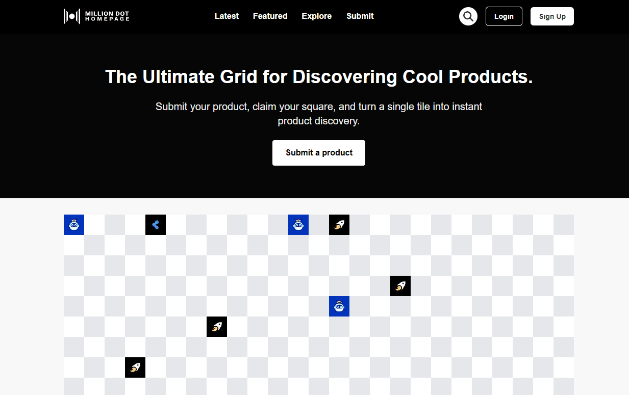Million Dot Homepage Million Dot Homepage screenshot 1