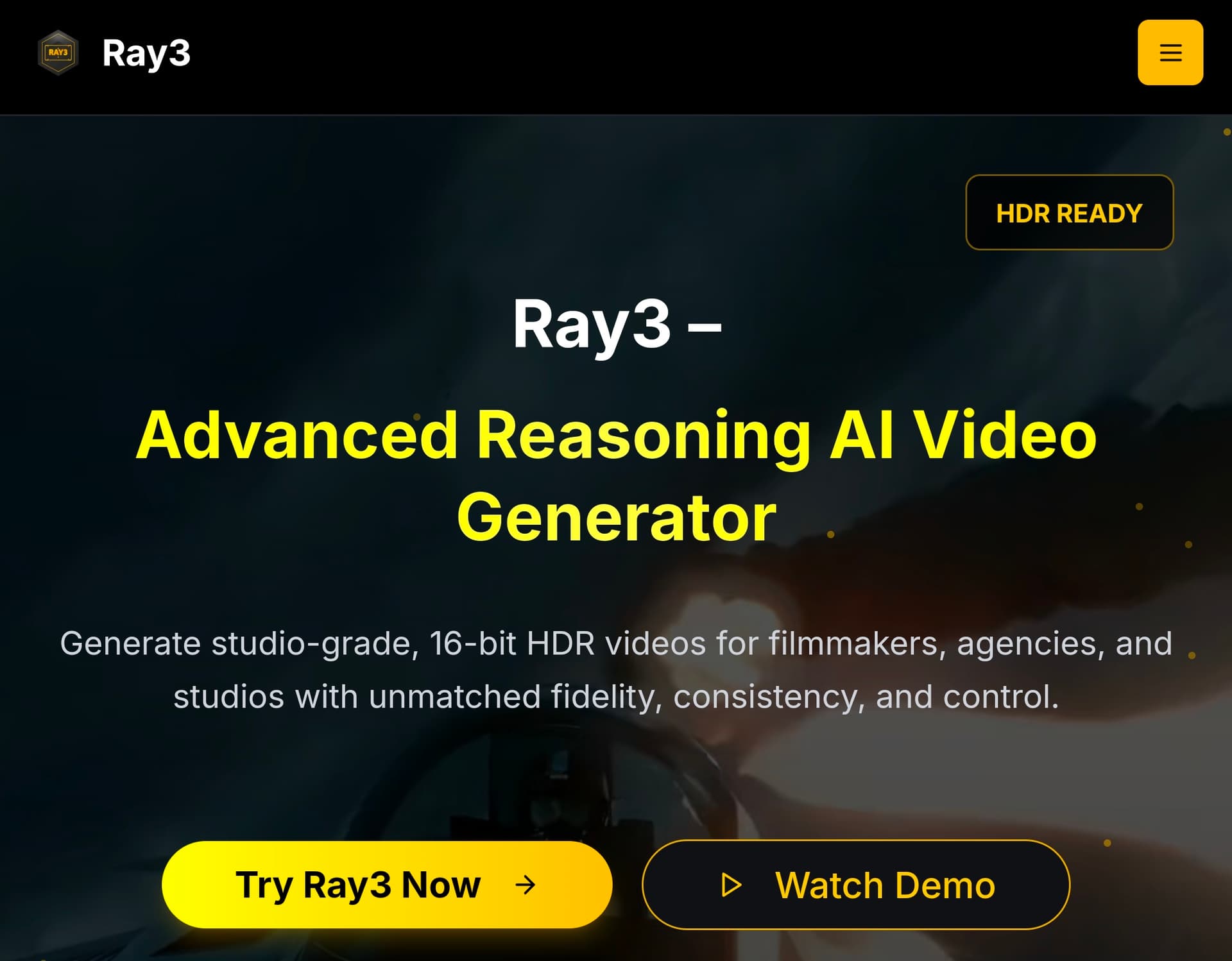 Ray3 AI VIDEO GENERATOR Ray3 AI VIDEO GENERATOR screenshot 1