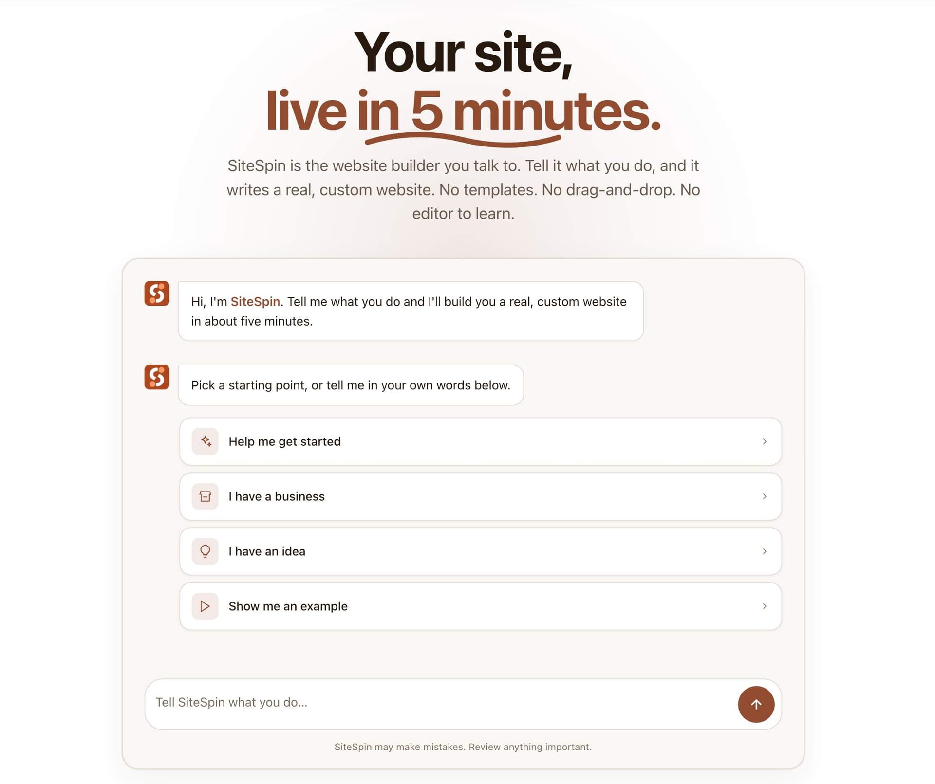 SiteSpin SiteSpin screenshot 1