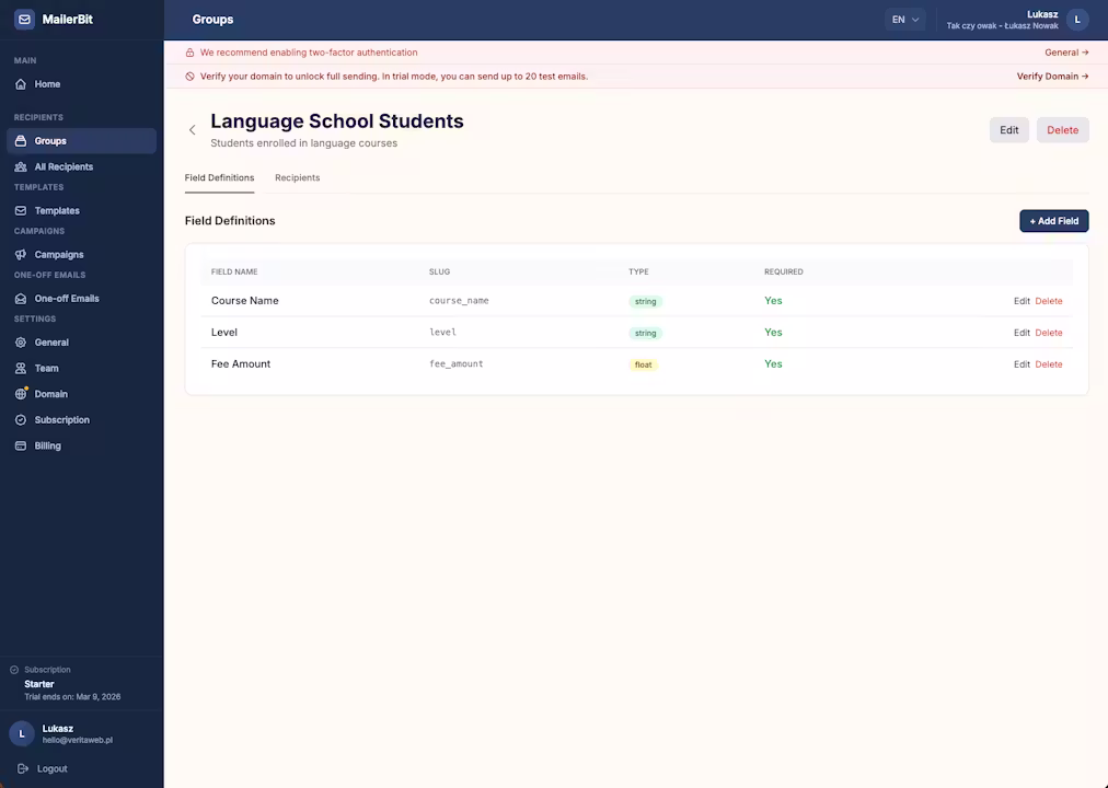 MailerBit MailerBit screenshot 1