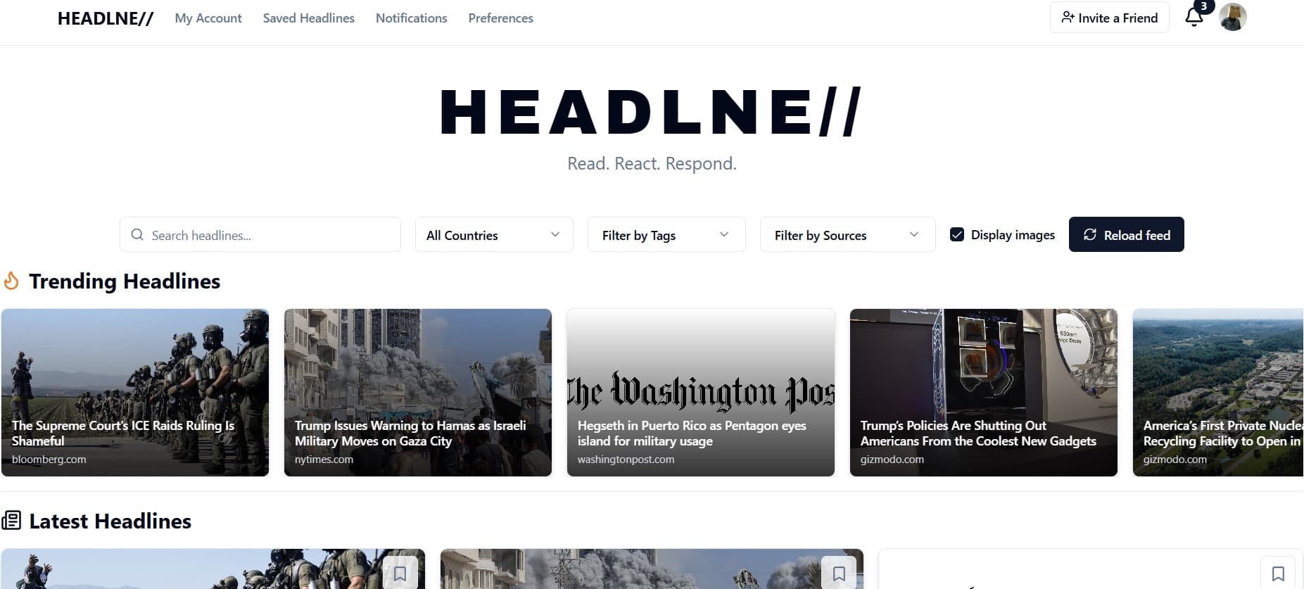 HEADLNE// HEADLNE// screenshot 1