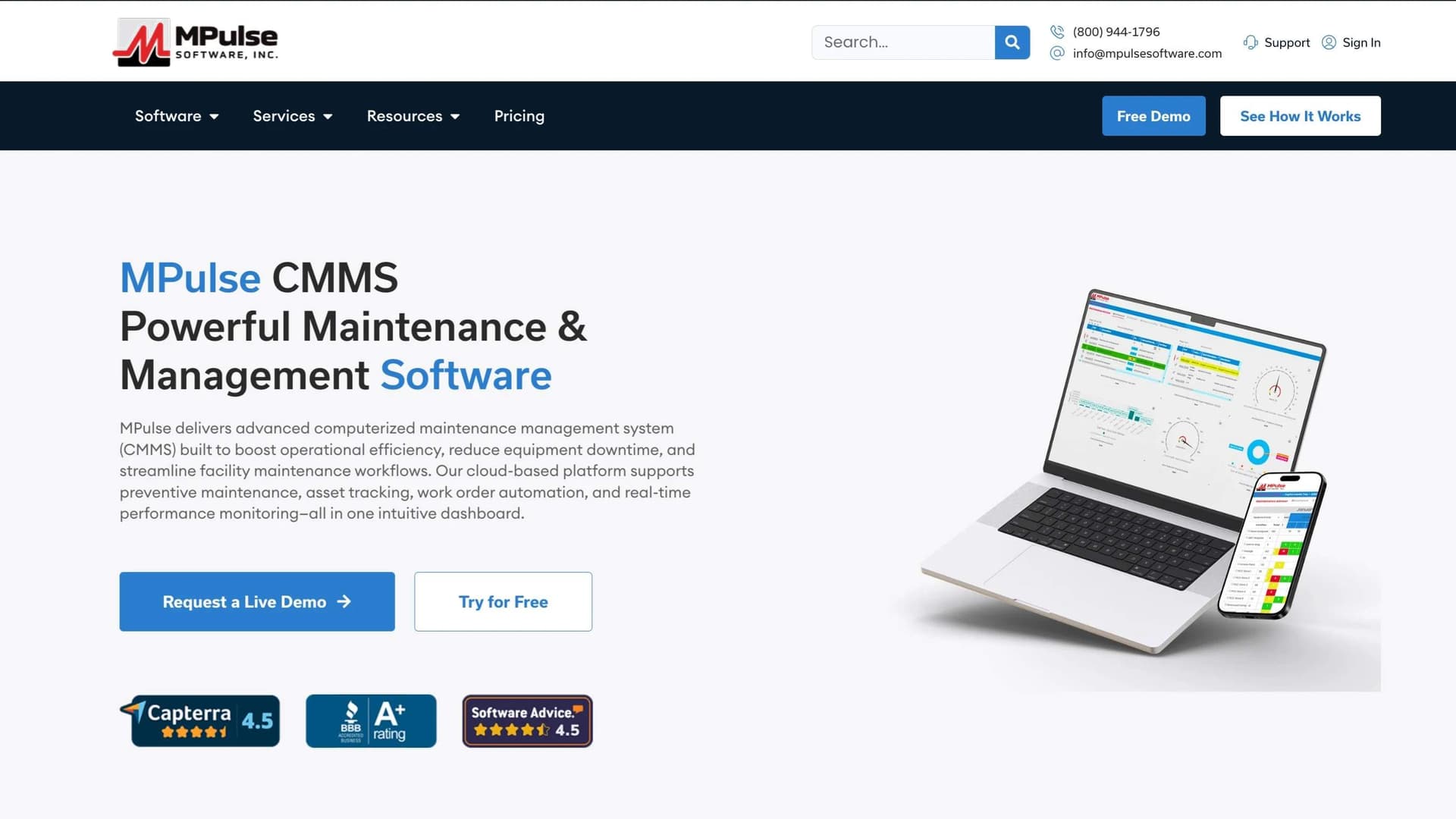 MPulse CMMS Software MPulse CMMS Software screenshot 1