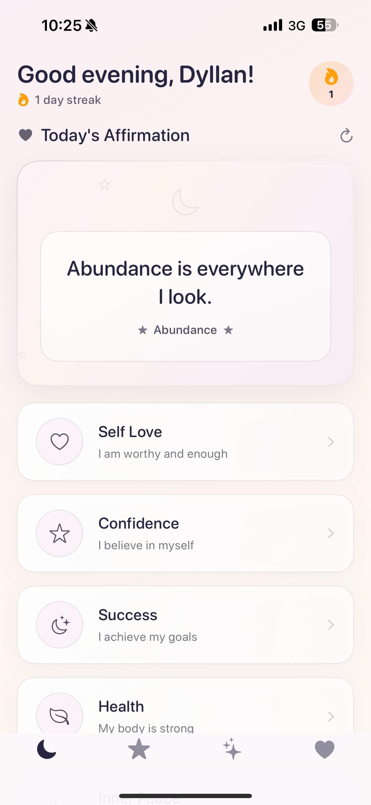 Daily Affirmations - Miracle Daily Affirmations - Miracle screenshot 1