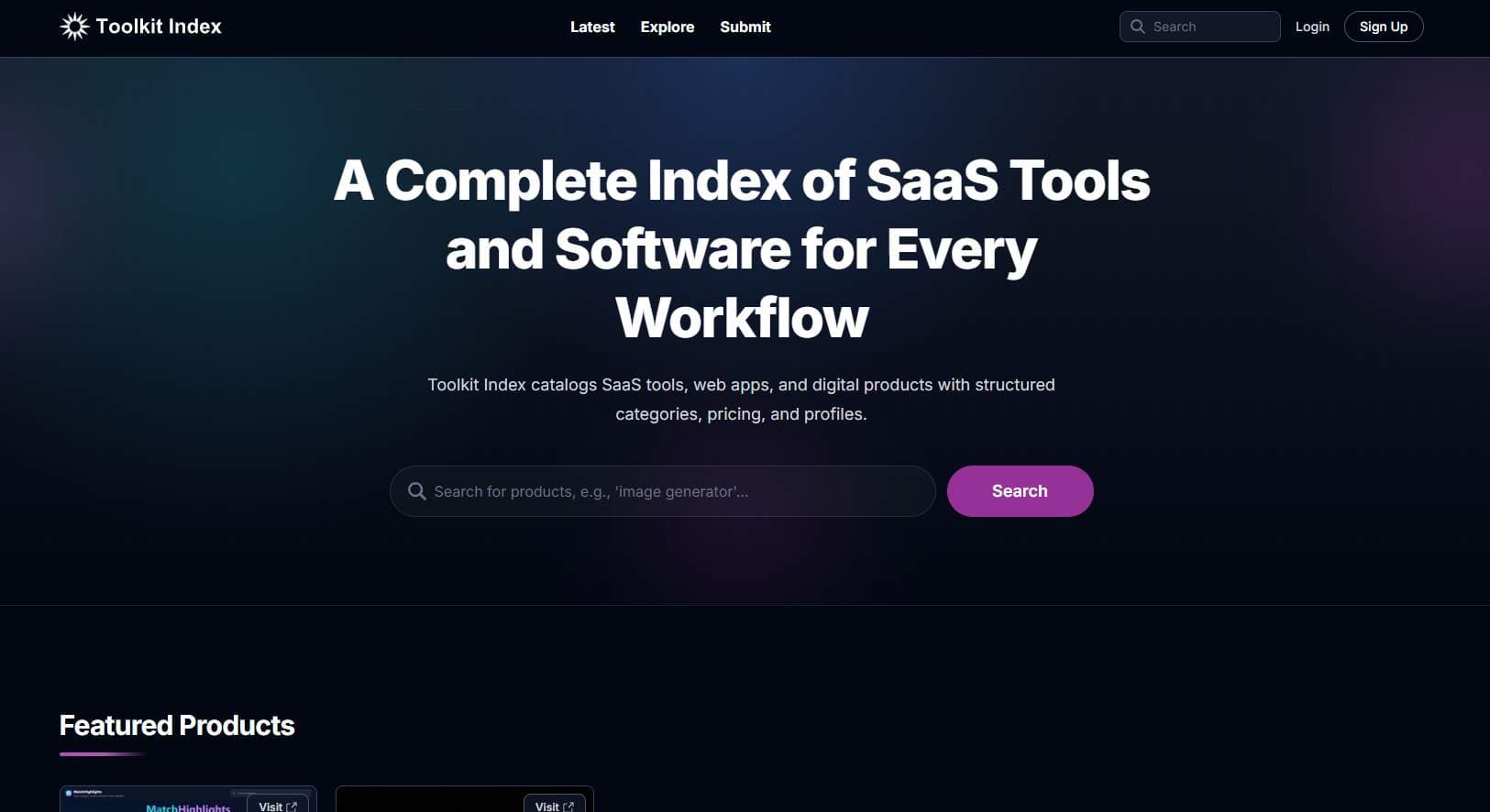 Toolkit Index Toolkit Index screenshot 1