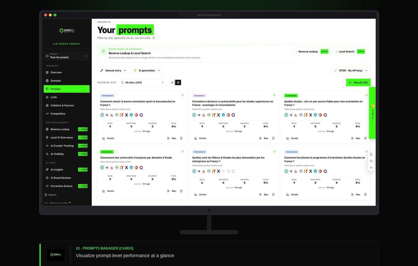 GEO AI MENTION GEO AI MENTION screenshot 1