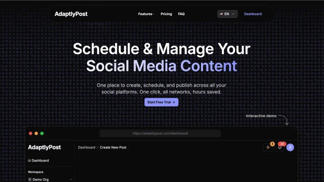 AdaptlyPost AdaptlyPost screenshot 1