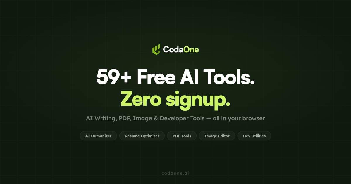 CodaOne AI CodaOne AI screenshot 1