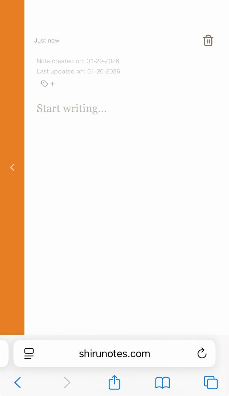 Shiru Notes Shiru Notes screenshot 1