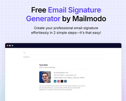 Free Email Signature Generator Free Email Signature Generator