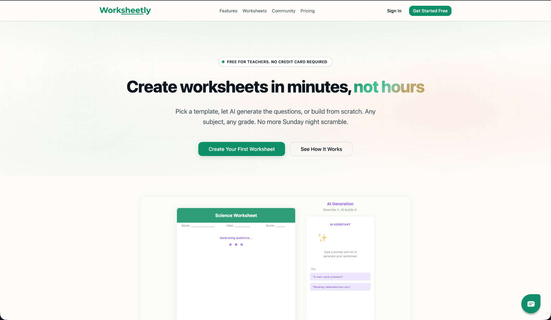 Worksheetly Worksheetly screenshot 1