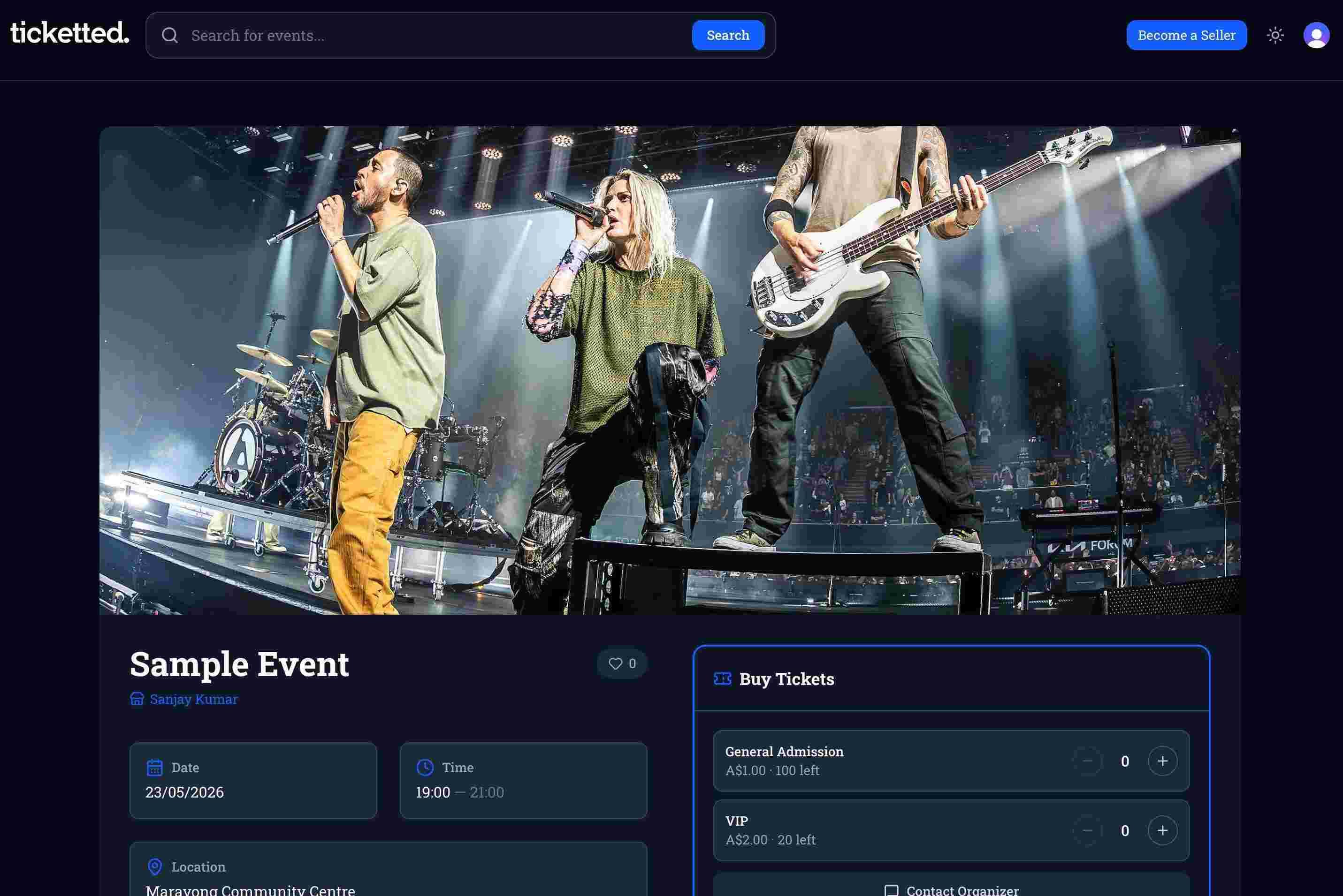Ticketted Ticketted screenshot 1