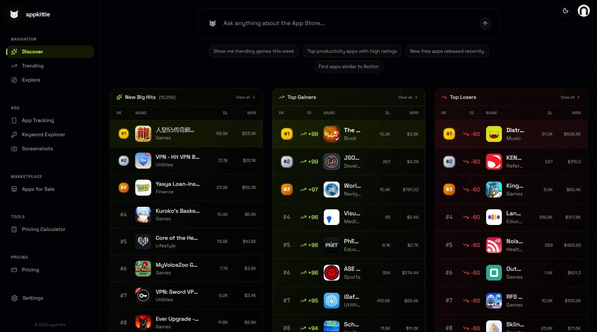 Appkittie Appkittie screenshot 1