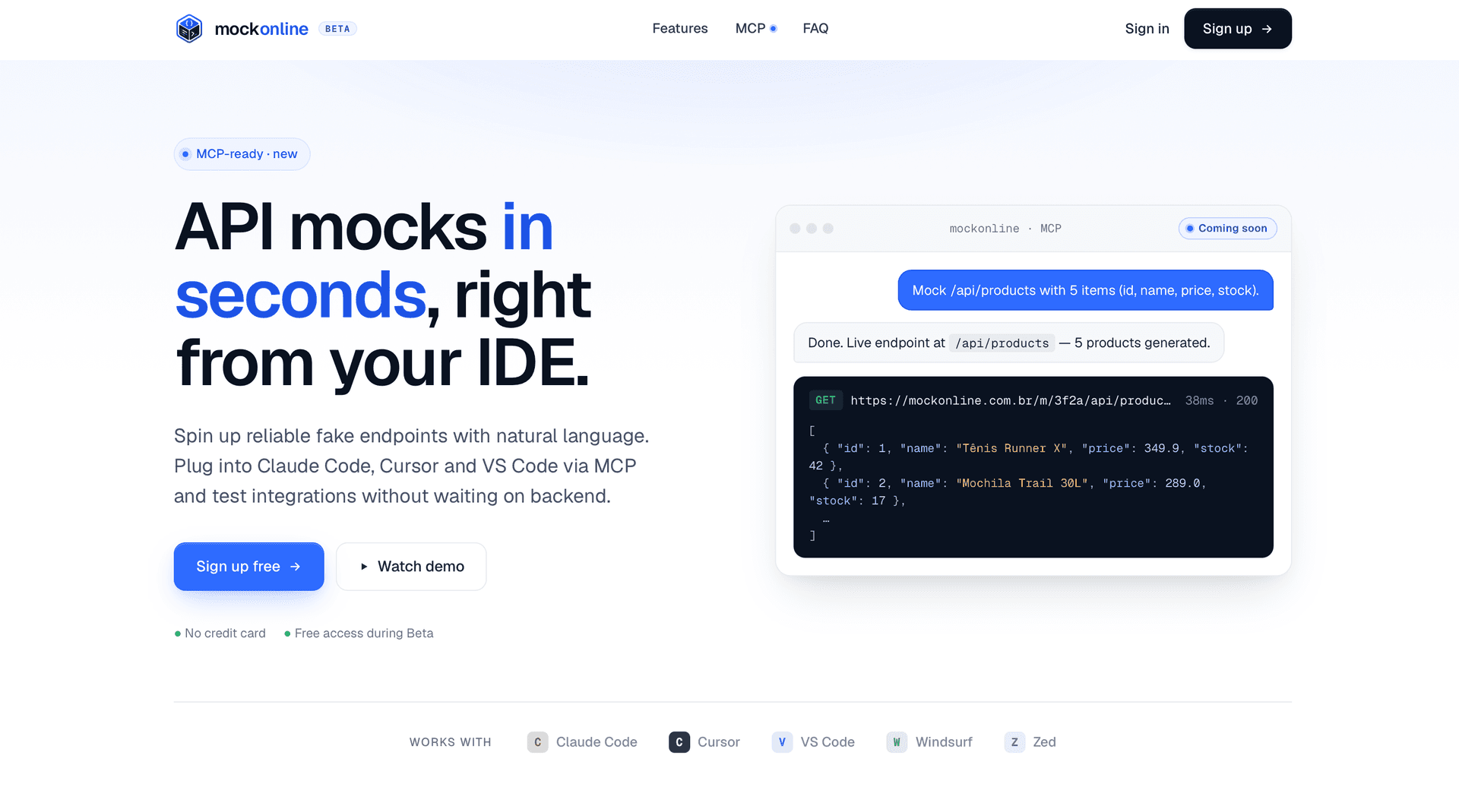 mockonline mockonline screenshot 1