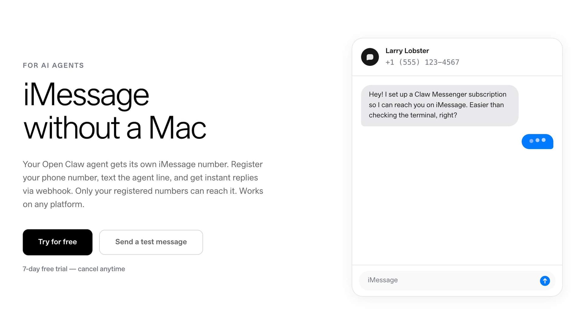 Claw Messenger Claw Messenger screenshot 1